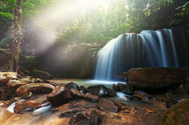 istock Kionsom Waterfall in Kota Kinabalu Sabah Borneo 1068270870