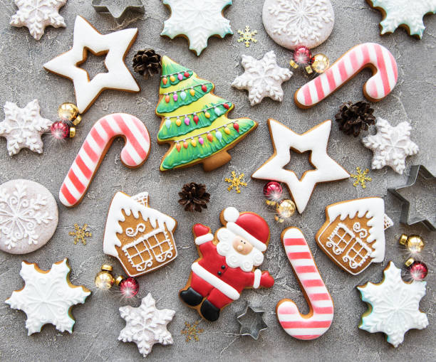 istock Christmas homemade gingerbread cookies 1068275972