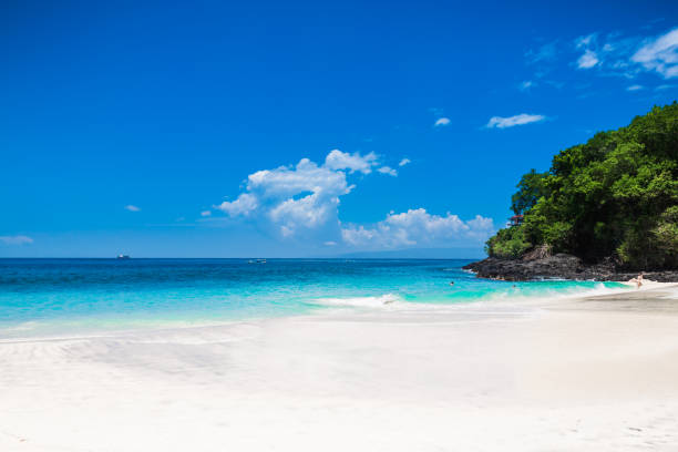 istock Tropical beach with white sand in Bali 1068291366