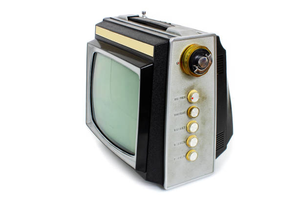 istock Old TV, retro analogue television receiver 1068294960
