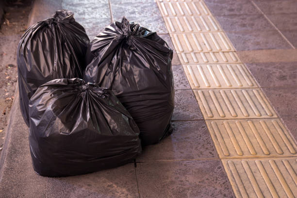 istock garbage bags on the walkway 1068294984