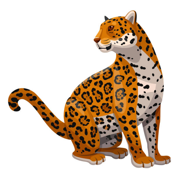 jaguar - carnivore stock-grafiken, -clipart, -cartoons und -symbole