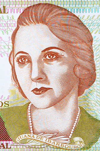 Juana de Ibarbourou portrait from Uruguayan money