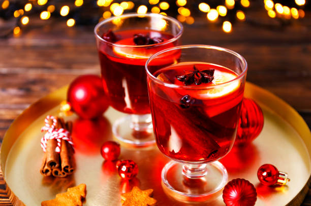 istock Taste of Christmas concept. Hot alcoholic beverage based on wine. 1068325702