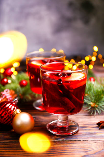 istock Taste of Christmas concept. Hot alcoholic beverage based on wine. 1068325752