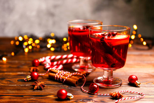 istock Taste of Christmas concept. Hot alcoholic beverage based on wine. 1068325772