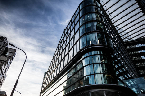 istock Modern Futuristic Architecture in the City 1068326492