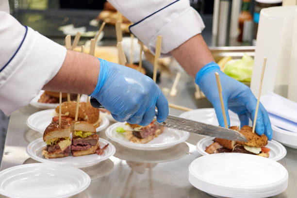 istock A closeup of a hamburger cooking process. 1068334926
