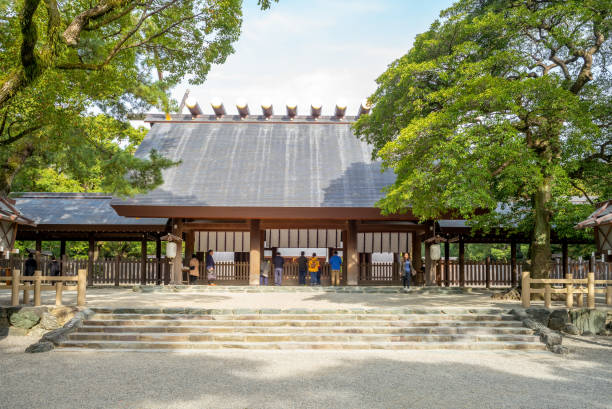 santuario atsuta a nagoya, giappone - sama eyewear foto e immagini stock