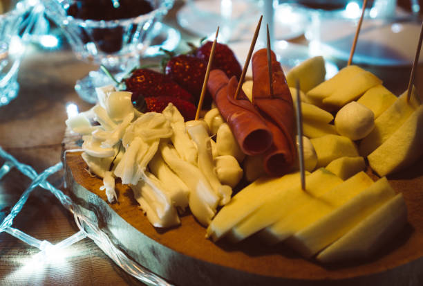 istock Close image of cheese plate. 1068341300