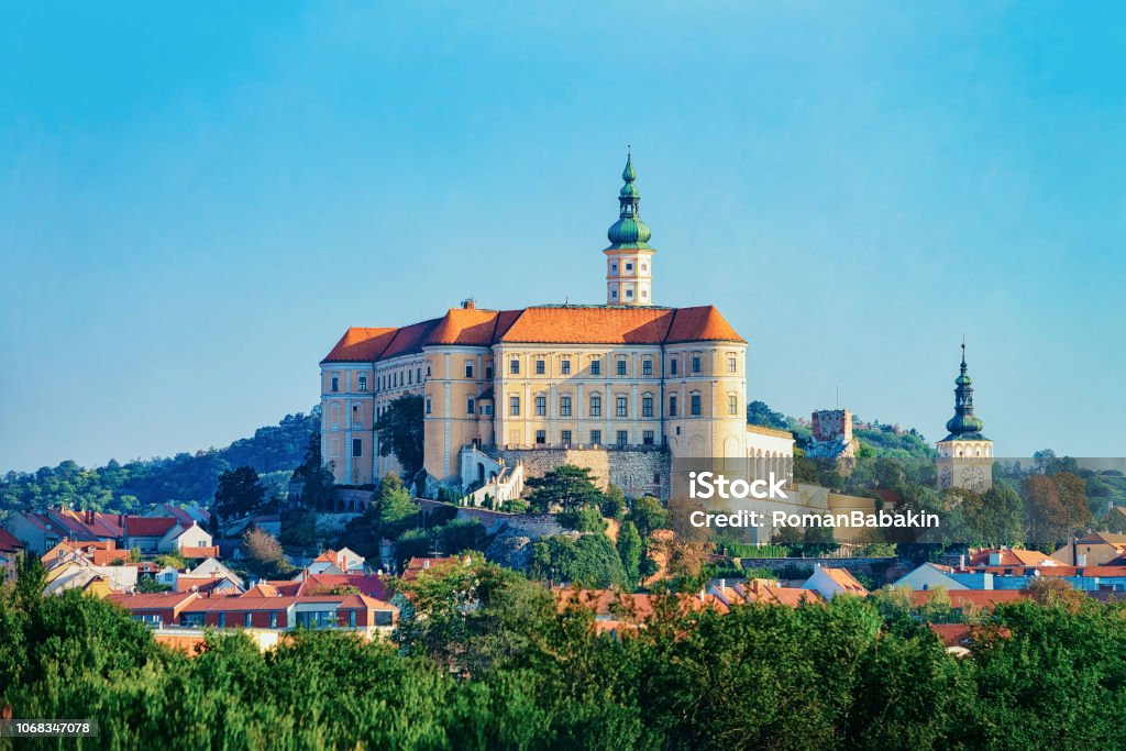 Mikulov Castle at South Moravia Mikulov Castle in South Moravia, in Czech Republic. Mikulov Stock Photo