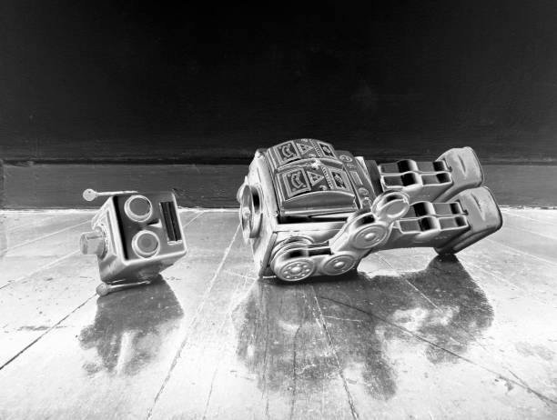 istock vintage bot lost his head on a old wooden floor 1068349350