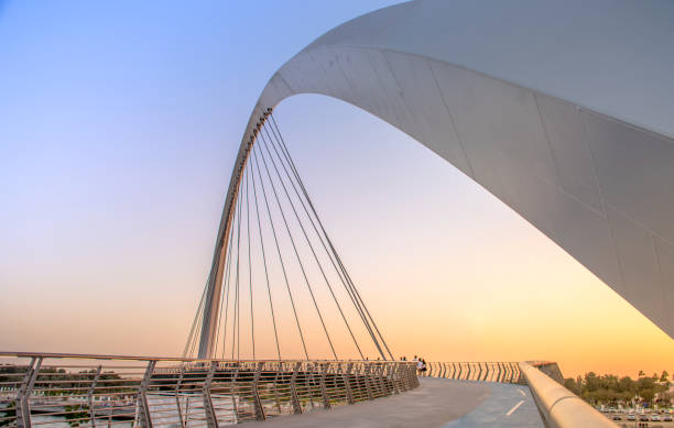 istock Dubai Attraction Water Canal Bridge 1068364522