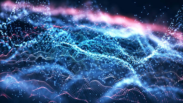 istock Futuristic digital blockchain background, fintech technology concept 1068365452