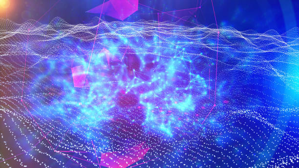 istock Futuristic digital blockchain background, fintech technology concept 1068365454