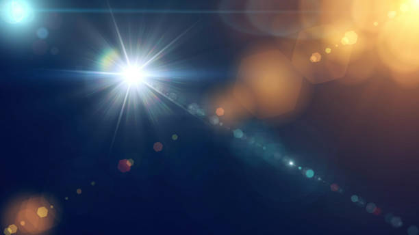 Digital Abstract Flare Background stock photo