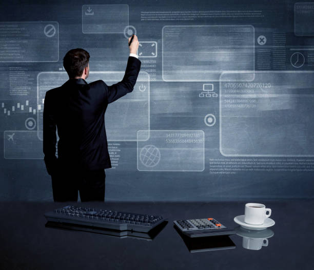 istock Businessman presenting strategy at meeting 1068382452
