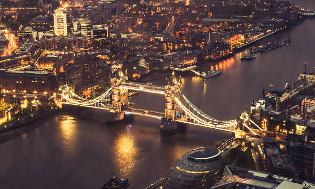 istock tower bridge aerial view at night 1068382976