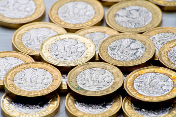 istock Pile of one pound coins 1068393442