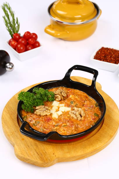 istock Menemen in pan - Turkish Breakfast 1068405600
