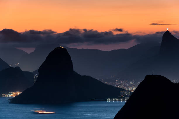 istock Rio de Janeiro Mountain View at Dusk 1068409452