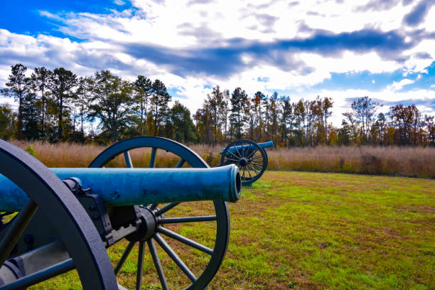 Gaines Mill Battlefield Richmond VA stock photo