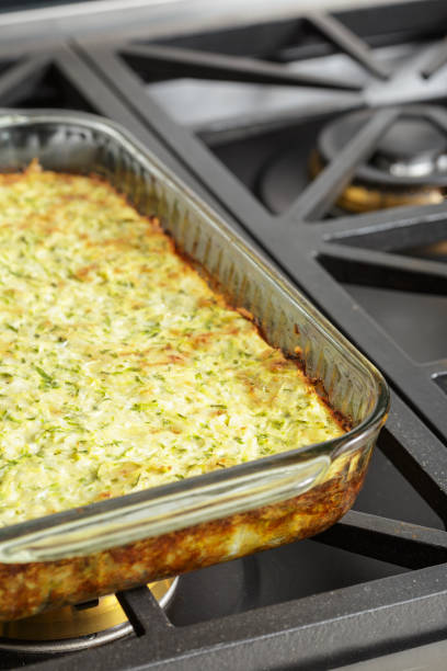 istock Homemade vegetable pie with courgette ready to eat 1068426170