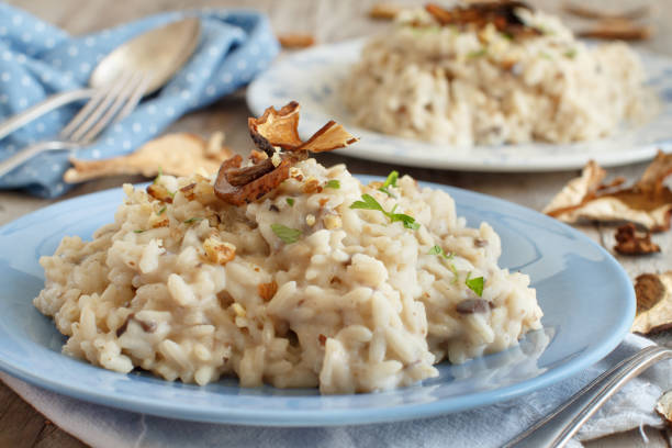 istock Risotto with porcini mushrooms 1068429830