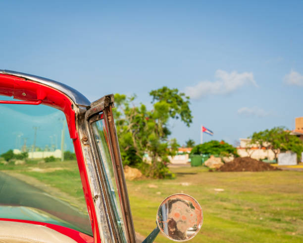 istock Old vintage classic american car view 1068435924