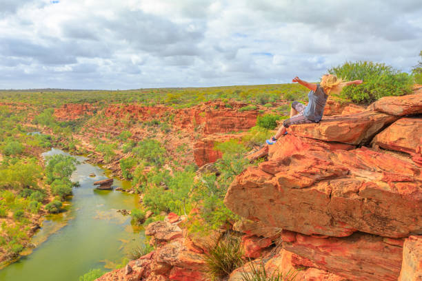 istock Murchison River woman enjoying 1068443466