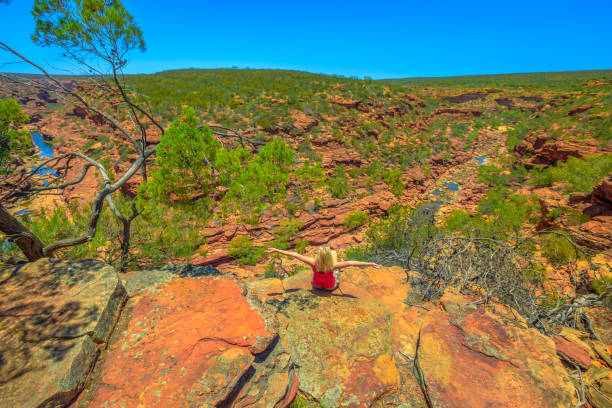 istock Woman at Z-Bend lookout 1068443610