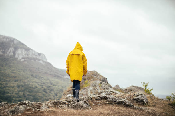 istock Hiking alone on a rainy day 1068452628