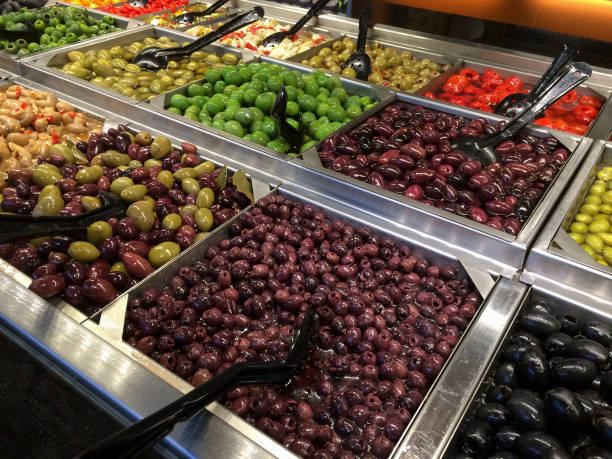 istock Gourmet olive bar 1068464278