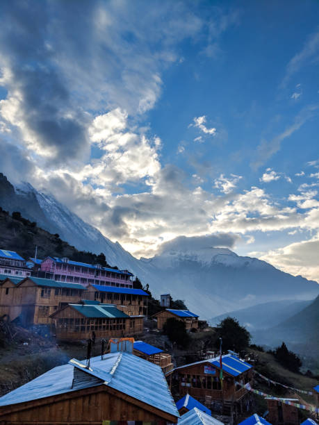 istock Annapurna circuit Hiking 1068469748