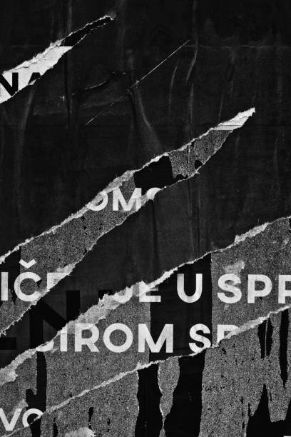 istock Old ripped blank torn paper crumpled creased posters grunge textures backdrop backgrounds placard 1068472590
