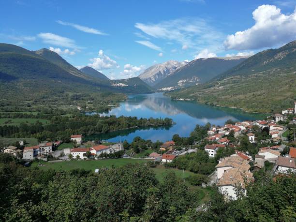 istock Panorama of Lake Barrea 1068473076