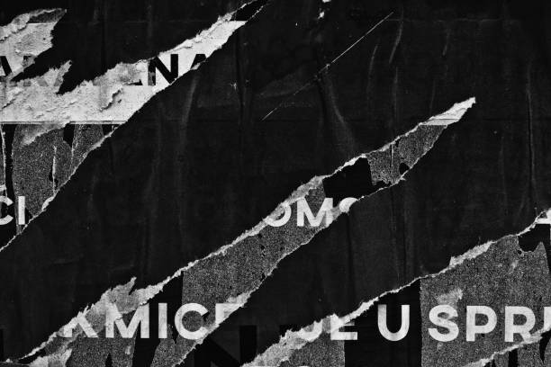 istock Old ripped blank torn paper crumpled creased posters grunge textures backdrop backgrounds placard 1068473382