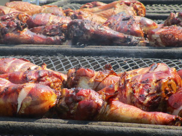 istock Turkey legs on the grill 1068475378