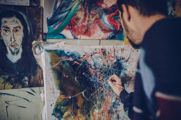 istock Artist painting 1068479744