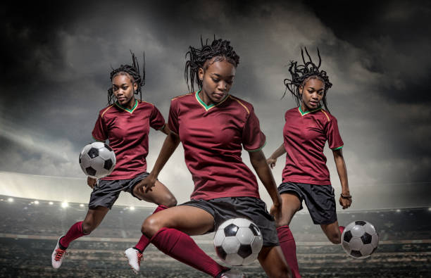 istock Female Soccer Player 1068494474