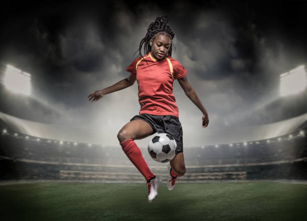 istock Female Soccer Player 1068494482