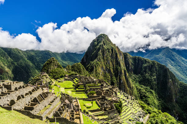 istock The green slopes of Machu Picchu 1068499206