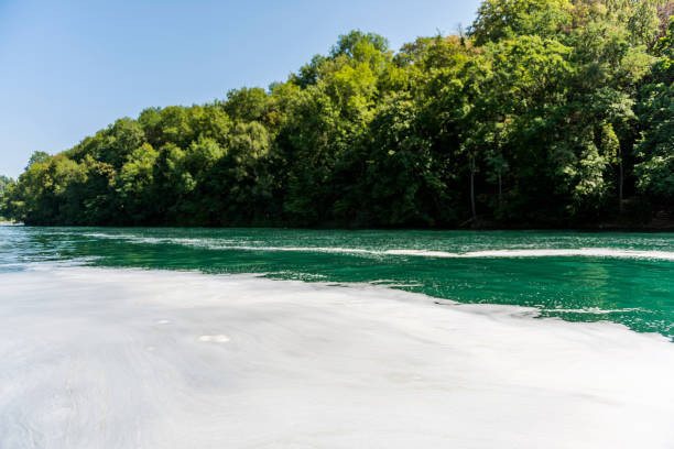 istock Foam on river in Schaffhausen, Switzerland 1068501792