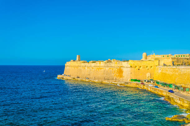 Coastline of Valletta dominated by Fort St.Elmo