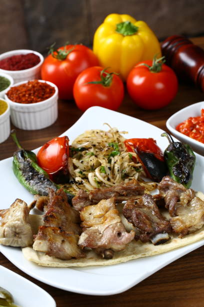 istock Grilled white meat chicken breast, chicken strips 1068516020