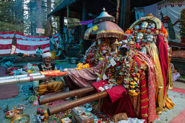 Hadimba temple in Manali India,