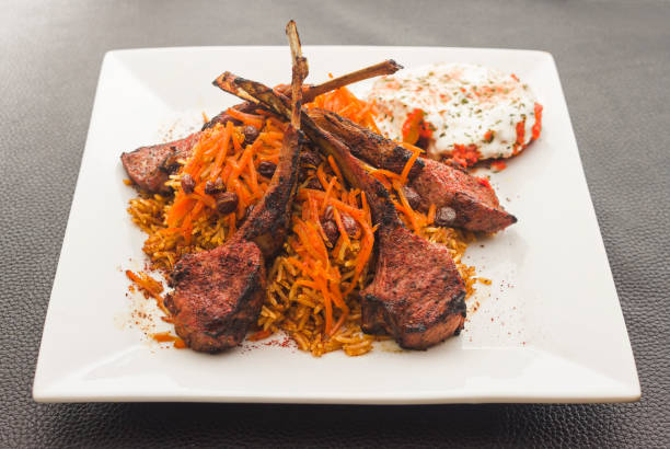 istock Chopan Kabob - Frenched Rack of Lamb 1068538070