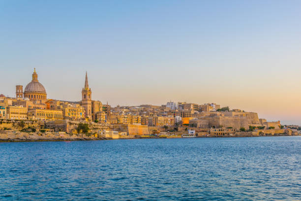 istock Skyline of Valleta during sunset, Malta 1068544832