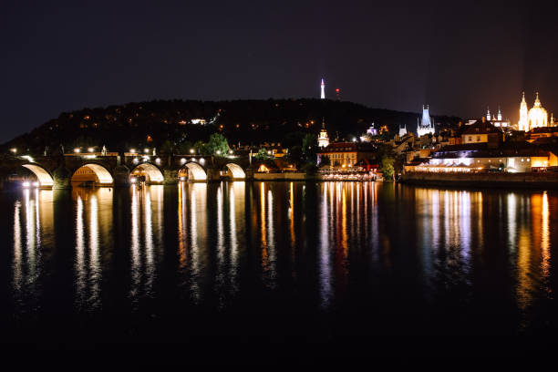 istock View of Prague by night 1068548902