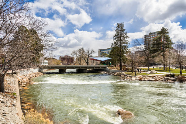 istock Truckee river flowing through Reno, Nevada 1068563366